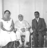 Dr. Rajput at Yakimour, with Mawlana Sultan Mahomed Shah and Mata Salamat